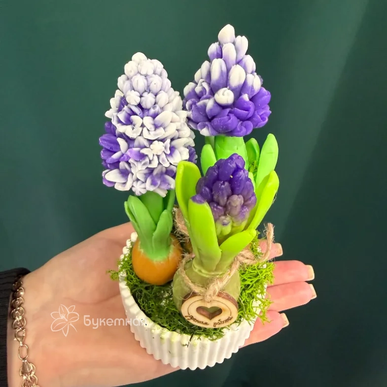 Букет из мыла &laquo;Гиацинт&raquo;