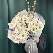Букет &laquo;Верба и ромашки&raquo; 1