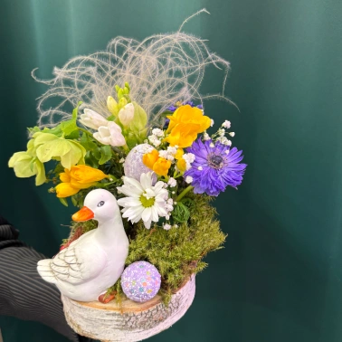 Композиция «Пасхальный пенек»