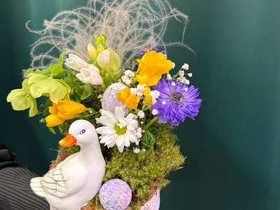 Композиция «Пасхальный пенек»