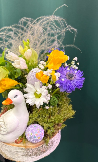 Композиция «Пасхальный пенек»