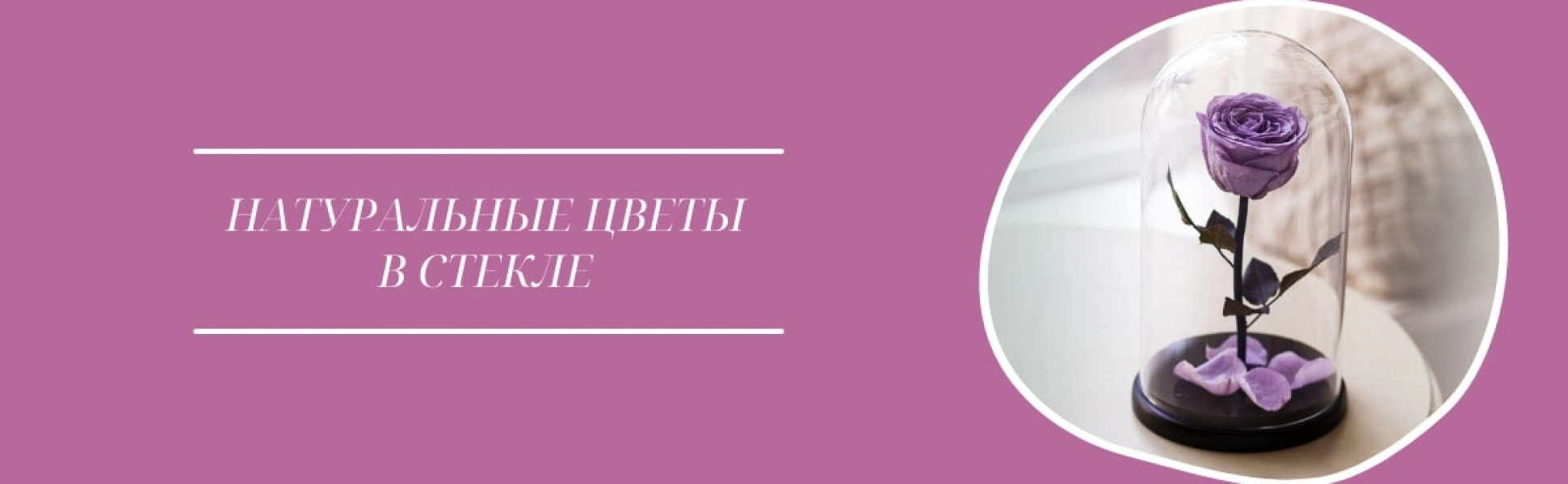 Цветы в стекле